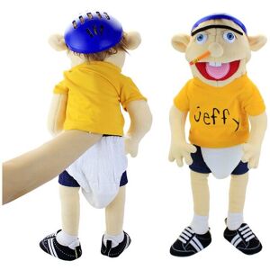 Unbranded 60cm Jeffy Boy Hand Puppet Plush - Soft, Skin-Friendly, Removable Clothes, Talk Unbranded 60cm Jeffy Boy Hand Puppet Plush - Soft, Skin-Friendly, Removable Clothes, Talk