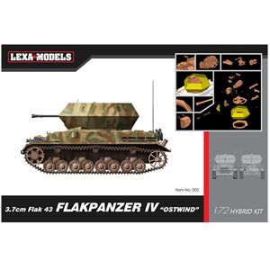 Dragon 3.7Cm Flak 43 Flakpanzer IV "Ostwind" Lexa Model - 1:72 Scale Dragon 3.7Cm Flak 43 Flakpanzer IV "Ostwind" Lexa Model - 1:72 Scale