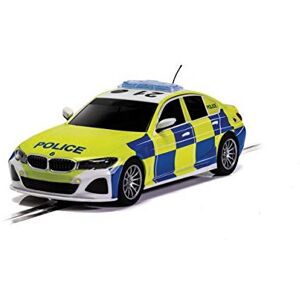 Scalextric BMW 330i M-Sport Police Car 1:32 Slot Race Car C4165, Yellow, Blue & Scalextric BMW 330i M-Sport Police Car 1:32 Slot Race Car C4165, Yellow, Blue &