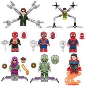 Bonxaif 8PCS Super Hero Dr. Octopus Green Goblin Spider-Man Blocks Children's Toy Fit L Bonxaif 8PCS Super Hero Dr. Octopus Green Goblin Spider-Man Blocks Children's Toy Fit L