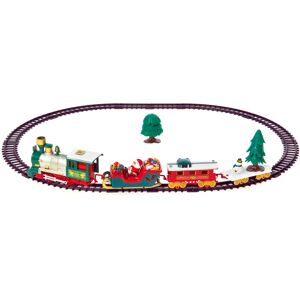 Premier Musical Christmas Train Set 39 Piece Toy Train With Working Headlight Premier Musical Christmas Train Set 39 Piece Toy Train With Working Headlight