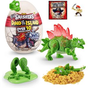 Zuru Smashers Dino Island Surprise Mini Egg GREEN Stegosaurus - 12 Surprises, Slime & Zuru Smashers Dino Island Surprise Mini Egg GREEN Stegosaurus - 12 Surprises, Slime &