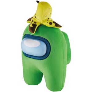 Among Us Series 2 Huggable Plush Soft Toy Crewmate Figure 30cm - Green & Banana Among Us Series 2 Huggable Plush Soft Toy Crewmate Figure 30cm - Green & Banana