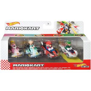 Hot Wheels Mario Kart Bros 4-Pack Vehicle New Die-Cast Collectable Toys Mattel Hot Wheels Mario Kart Bros 4-Pack Vehicle New Die-Cast Collectable Toys Mattel