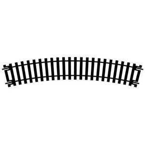 Hornby R606 2nd Radius Curve HO/OO Gauge, 22.5-Degree Hornby R606 2nd Radius Curve HO/OO Gauge, 22.5-Degree