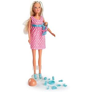 Simba Toys Steffi Love Pregnancy Doll - Baby 5 cm, 29 cm Tall Simba Toys Steffi Love Pregnancy Doll - Baby 5 cm, 29 cm Tall