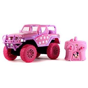 Jada Toys Disney Junior 1:16 Minnie Jeep Wrangler RC Remote Control Truck, 2.4 G Jada Toys Disney Junior 1:16 Minnie Jeep Wrangler RC Remote Control Truck, 2.4 G