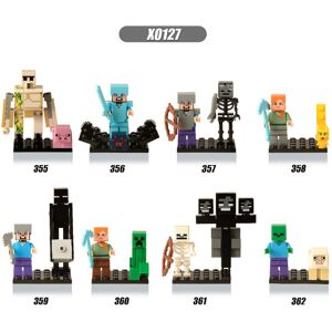 Unbranded (X0127(8pcs)) Minecraft My World Series Minifigure Fit Lego Building & Construct Unbranded (X0127(8pcs)) Minecraft My World Series Minifigure Fit Lego Building & Construct