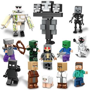 Unbranded (XL04(13pcs)) Minecraft My World Series Minifigure Fit Lego Building & Construct Unbranded (XL04(13pcs)) Minecraft My World Series Minifigure Fit Lego Building & Construct