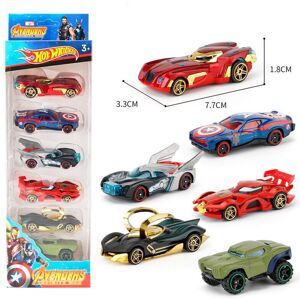 Unbranded (Avengers Alloy ) 6Pcs Toy Cars Racer Car Kids Toy Collection Set Disney Pixar A Unbranded (Avengers Alloy ) 6Pcs Toy Cars Racer Car Kids Toy Collection Set Disney Pixar A