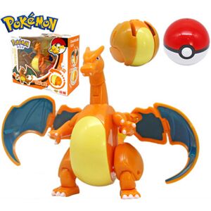 Unbranded (Charizard+Poke Ball) Deformable Pokemon Ball Figures Toys Deluxe Kids Gifts Thr Unbranded (Charizard+Poke Ball) Deformable Pokemon Ball Figures Toys Deluxe Kids Gifts Thr