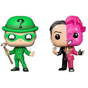 Funko 62479 POP Heroes: Batman (1995)- 2pk Two Face & Riddler (Glow) - (Amazon E Funko 62479 POP Heroes: Batman (1995)- 2pk Two Face & Riddler (Glow) - (Amazon E
