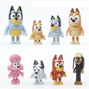 Unbranded 8Pcs Bluey Playtime Toys Anime Joint Movable Action Figure Model Gifts Unbranded 8Pcs Bluey Playtime Toys Anime Joint Movable Action Figure Model Gifts