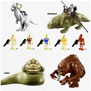 Xurikcoo (Style G) Fit Lego Star Wars Dewback Rancor Jabba Minifigures Kids Toys Gifts Xurikcoo (Style G) Fit Lego Star Wars Dewback Rancor Jabba Minifigures Kids Toys Gifts