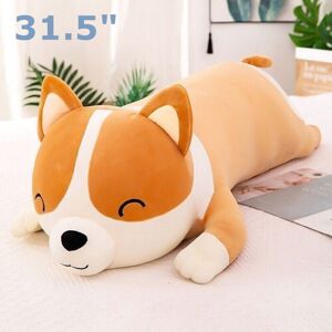 MDSRJONE ( 80cm / 31.5") Giant Corgi Dog Big Squishmallow Plush Toy Pillow Gift Plushie MDSRJONE ( 80cm / 31.5") Giant Corgi Dog Big Squishmallow Plush Toy Pillow Gift Plushie