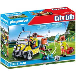 Playmobil City Life 71204 Toy Playset - Rescue & Football Playmobil City Life 71204 Toy Playset - Rescue & Football
