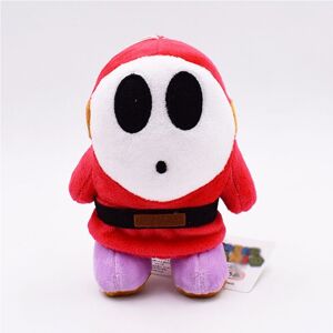 VEISHET 15cm Super Mario Bros Shy Guy Soft Plush Doll Figure Stuffed Toy New VEISHET 15cm Super Mario Bros Shy Guy Soft Plush Doll Figure Stuffed Toy New