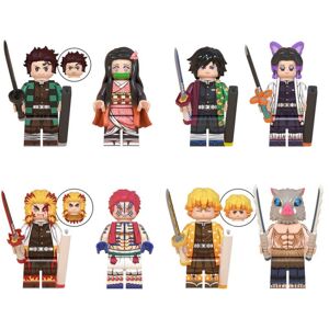 Unbranded 8PCS/SET Demon Slayer Figure Fit Lego Building Block Kids Toy Unbranded 8PCS/SET Demon Slayer Figure Fit Lego Building Block Kids Toy