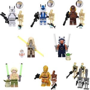 Xurikcoo (Style B 18pcs) 34pcs/set Star Wars Minifigure Model Building Block Figure T Xurikcoo (Style B 18pcs) 34pcs/set Star Wars Minifigure Model Building Block Figure T