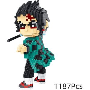 Unbranded (Tanjirou, 1187Pcs) Anime Slayer Demon Kamado Building Block Tanjirou Nezuko Fig Unbranded (Tanjirou, 1187Pcs) Anime Slayer Demon Kamado Building Block Tanjirou Nezuko Fig