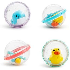 Munchkin Float and Play Bubbles Toy, Baby Bath Toy, Pack of 4, Multicolor Munchkin Float and Play Bubbles Toy, Baby Bath Toy, Pack of 4, Multicolor