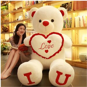 XYLFLY (80cm, D) 80/100cm Big Size Plush Toy Teddy Bear Giant Pink Soft Stuffed Animals XYLFLY (80cm, D) 80/100cm Big Size Plush Toy Teddy Bear Giant Pink Soft Stuffed Animals