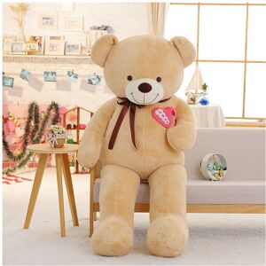 FLEMYE (110cm, Light brown) 75/90/110cm Large Teddy Bear Plush Toy Lovely Huge Stuffed FLEMYE (110cm, Light brown) 75/90/110cm Large Teddy Bear Plush Toy Lovely Huge Stuffed