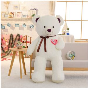 FLEMYE (75cm, White) 75/90/110cm Large Teddy Bear Plush Toy Lovely Huge Stuffed Soft Be FLEMYE (75cm, White) 75/90/110cm Large Teddy Bear Plush Toy Lovely Huge Stuffed Soft Be
