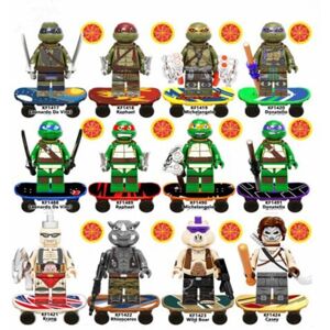 Unbranded 12PCS Teenage Mutant Ninja Turtles Figures Toys Fit Lego Unbranded 12PCS Teenage Mutant Ninja Turtles Figures Toys Fit Lego
