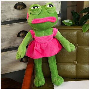 YETP STAR (Pink) 45cm Sad Frog Plush Toy Soft Stuffed Pillow Magic Expression YETP STAR (Pink) 45cm Sad Frog Plush Toy Soft Stuffed Pillow Magic Expression