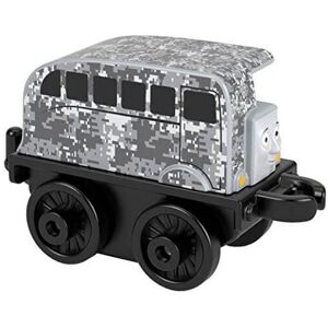 Fisher-Price Thomas & Friends Minis - Camo Bertie (4cm Bus) - (Bagged Collectable Train) #223 Fisher-Price Thomas & Friends Minis - Camo Bertie (4cm Bus) - (Bagged Collectable Train) #223