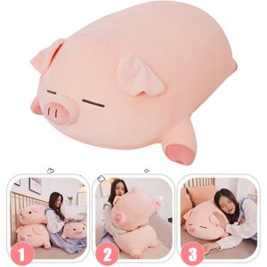 Unbranded (Open Eyes) Soft Fat Pig Plush Hugging Pillow, Cute Piggy Stuffed Animal Doll To Unbranded (Open Eyes) Soft Fat Pig Plush Hugging Pillow, Cute Piggy Stuffed Animal Doll To