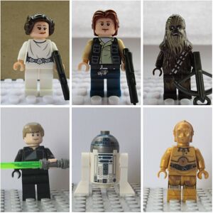 NGBILDER Star Wars Custom Lego Mini Figures Toys Han Solo Luke Chewbacca R2D2 NGBILDER Star Wars Custom Lego Mini Figures Toys Han Solo Luke Chewbacca R2D2
