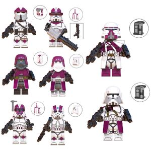 VEISHET 8pcs Star Wars Nova Corps Clone Troopers Minifigure Building Blocks Puzzle Toy VEISHET 8pcs Star Wars Nova Corps Clone Troopers Minifigure Building Blocks Puzzle Toy