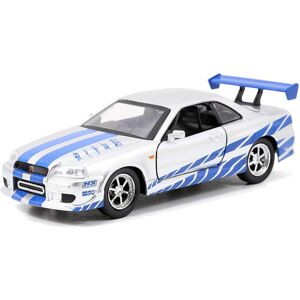 Jada 2002 Nissan Skyline Gtr R34 Fast And Furious Silver - 1:32 Jada 2002 Nissan Skyline Gtr R34 Fast And Furious Silver - 1:32