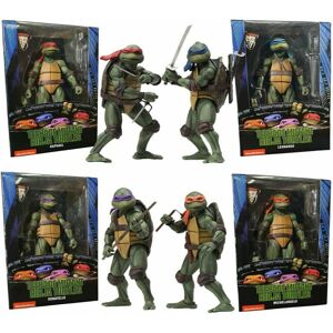 Unbranded 7" Teenage Mutant Ninja Turtles 1990 Movie TMNT Figures - X4 FULL SET Unbranded 7" Teenage Mutant Ninja Turtles 1990 Movie TMNT Figures - X4 FULL SET