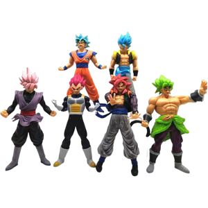 Unbranded (As shown) 6 pcs Dragon Ball Z Figures Set: Super Saiyan Goku Son Blue Gokou Veg Unbranded (As shown) 6 pcs Dragon Ball Z Figures Set: Super Saiyan Goku Son Blue Gokou Veg