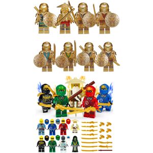 Xurikcoo (Style C 16pcs) Ninjago 16pcs/set Mini figure Kai Jay Building Blocks Kids Toys Xurikcoo (Style C 16pcs) Ninjago 16pcs/set Mini figure Kai Jay Building Blocks Kids Toys