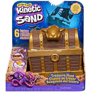 Kinetic Sand, Treasure Hunt Playset with 9 Surprise Reveals, 567g Brown and Rare Kinetic Sand, Treasure Hunt Playset with 9 Surprise Reveals, 567g Brown and Rare