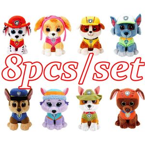 Maxpower (8pcs, 10CM) Ty Big Eyes Soft Stuffed Plush Toys Dog Skye Marshall Zuma Plush St Maxpower (8pcs, 10CM) Ty Big Eyes Soft Stuffed Plush Toys Dog Skye Marshall Zuma Plush St