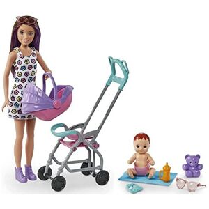 Barbie Skipper Babysitters Inc. Playset with Skipper Babysitter Doll (Brunette), Barbie Skipper Babysitters Inc. Playset with Skipper Babysitter Doll (Brunette),