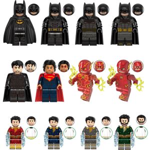 Xurikcoo 12pcs Super Hero Series Assembly Building Blocks General Zod Batman Puzzle Toys Xurikcoo 12pcs Super Hero Series Assembly Building Blocks General Zod Batman Puzzle Toys