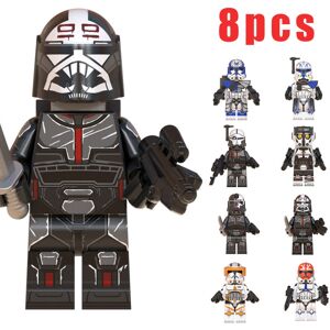 Unbranded Star War Minifigure Jesse Rex Tech Battle Robot with Weapons Toy Set Series Asse Unbranded Star War Minifigure Jesse Rex Tech Battle Robot with Weapons Toy Set Series Asse
