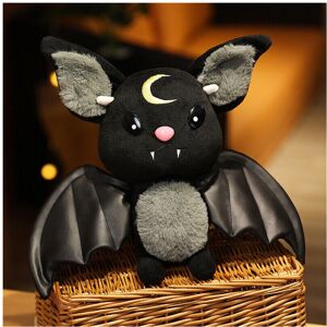XYLFLY (Black, 30cm) Halloween Pentacle Moon Bat Pillow Soft Plush Toy Stuffed Animal D XYLFLY (Black, 30cm) Halloween Pentacle Moon Bat Pillow Soft Plush Toy Stuffed Animal D