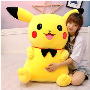 Bonxaif (Bowtie style, 60cm) 80cm Anime POKEMON Pikachu Large Stuffed Dolls Soft Plush A Bonxaif (Bowtie style, 60cm) 80cm Anime POKEMON Pikachu Large Stuffed Dolls Soft Plush A