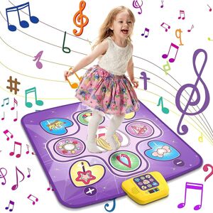 Unbranded Dance Mat Toys For Kids, Music Dance Touch Play Mat With Led Lights, Adjustable Unbranded Dance Mat Toys For Kids, Music Dance Touch Play Mat With Led Lights, Adjustable