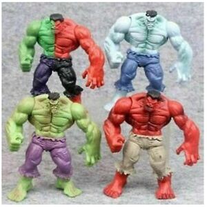 Unbranded 4 pcs The Incredible Avenger Hulk Green Red Action Figure Toys Unbranded 4 pcs The Incredible Avenger Hulk Green Red Action Figure Toys