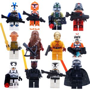 Gacloz (12pcs/set MOC Minifigure) Star Wars Minifigure Model Building Block Figure Toy Gacloz (12pcs/set MOC Minifigure) Star Wars Minifigure Model Building Block Figure Toy