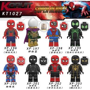 Gacloz 8PCS Spider-man Mystery Man MiniFigures Toys Fit Lego Gacloz 8PCS Spider-man Mystery Man MiniFigures Toys Fit Lego