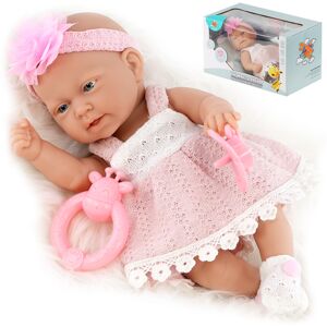 Bibi Doll The Magic Toy Shop Perfect Pink Poseable 10" New Born Baby Girl Doll Gift Set, D Bibi Doll The Magic Toy Shop Perfect Pink Poseable 10" New Born Baby Girl Doll Gift Set, D